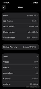 iPhone 16e 128 GB Black - 5