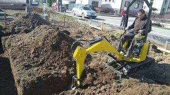 Práce Minibágrom / PRENÁJOM od 50€ HC.PN.TO.NR.TT. - 5