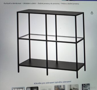 Ikea kovový regál VITTSJÖ - 5