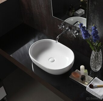 Umývadlo na dosku Glacera Vallone (59x41 cm) - 5