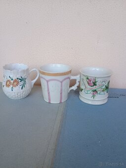 Starožitné šálky a porcelanový kalamár - 5