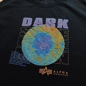 Alpha Industries x NASA "Dark side of the moon" tričko XXL - 5
