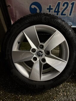 5x112 R16 s Celoročnymi pneu Continental 205/55/R16 - 5