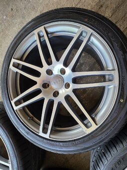 ALU disky originál Audi Q7 R21 - Letná Sada - 5