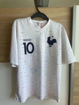 Biely replika dres Mbappé #10 Francúzsko – veľkosť XL - 5