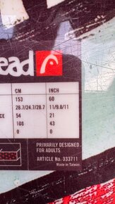 Snowboard Head 153cm bez topánok - 5