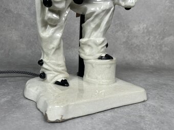 Art deco lampa Smutný Pierot / Emanuel Kodet Julián - Bechyn - 5