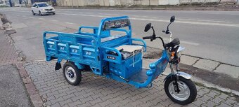 Elektrická pracovná trojkolka s vyklápacou korbou - 5