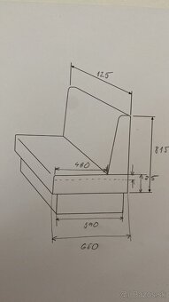 Dizajnová sedačka / lavica - 5