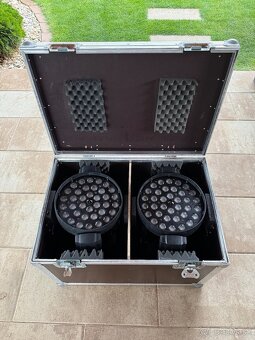 ✴️Wash rotačné hlavy 2ks wifi DMX + case✴️ - 5