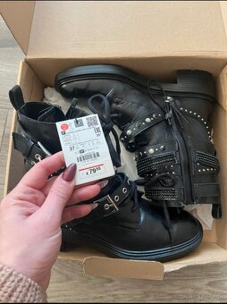 Biker cizmy Zara - 5