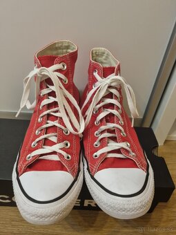 Červené Converse tenisky č.40 - 5