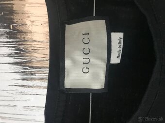 GUCCI black damske tricko S/M - 5