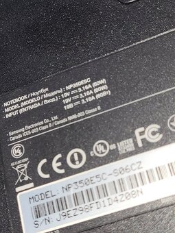 Notebook NP350-v5c Pentium 2.40GHz. 8GB RAM , 250GB SSD - 5