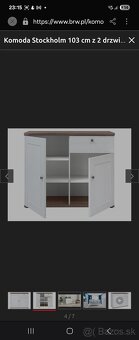 Šatníkova skriňa + komoda - 5