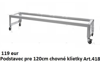 Klietka zn. Sestriere 120cm, pozink Art.402 - 5