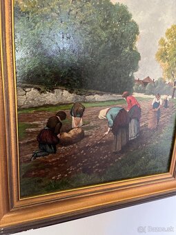 Olejomaľba na doske - 5