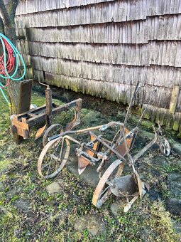 Starý konský pluh +kolesá - 5