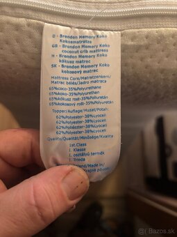 Detská postieľka s matracom 120x60 - 5