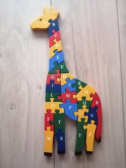 Drevené obojstranné puzzle - 5