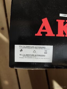 Nefunkčné autorádio 2din Akai - 5