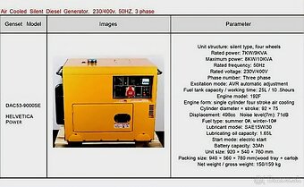 Diesel generator 10kVA elektrocentrala DPH NOVY - 5