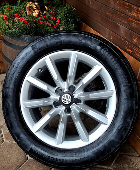 alu R17 5x112, letné pneu 235/55, orig. Audi Q3 + VW Tiguan - 5