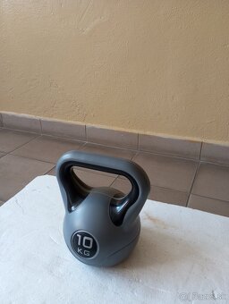 Plastový/cementový KETTLEBELL GORILLA SPORT 10 kg - NOVÝ - 5