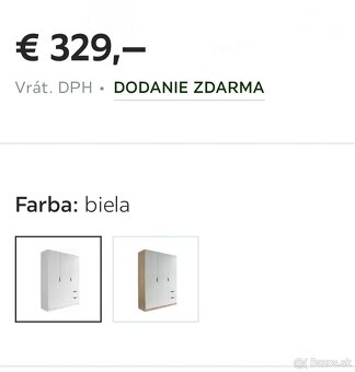 Predám nemeckú šatníkovú skriňu. - 5