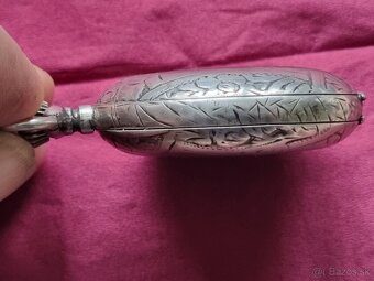 Veľké,strieborné vreckové hodinky. - 5