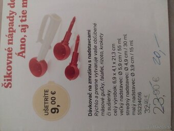 Tupperware - dopredaj výrobkov, nové - 5