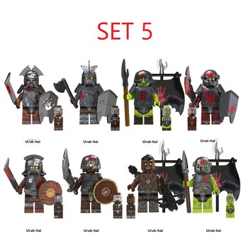 Figúrky pán prsteňov 3 (8ks) typ lego, nové - 5
