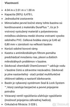 Bazén Bestway Power Steel 404x201x100 piesková filtrácia - 5