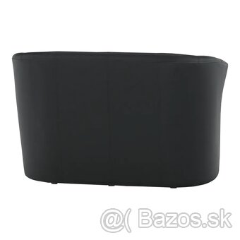 DVOJKRESLO, EKOKOŽA ČIERNA - 5