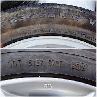 5x114.3 Originál Mazda Top Stav Pneu 235 55 R19 Dizajn Y - 5