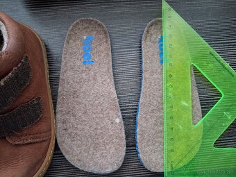 Barefoot kožené prechodné topánky koel hnedé 23 - 5