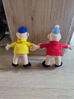 PAT a MAT a Teletubbies plysove postavicky - 5