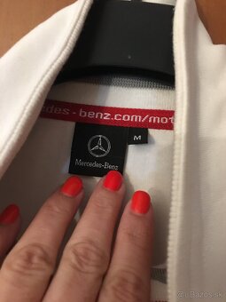 MERCEDES benz originál damska mikinka white S/M - 5