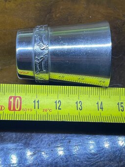 starozitny strieborný pohárik - 5