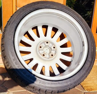 Alu R18 5x108 orig. PEUGEOT + zimné 225/45R18 - 5
