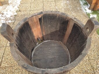 Kolesá drevene a drevené kade - 5