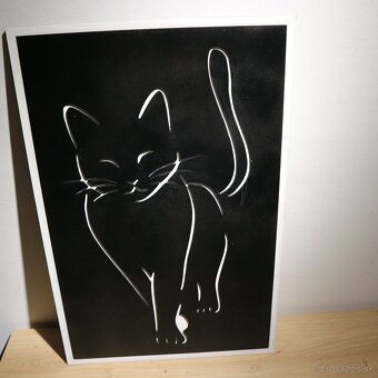 3D Obraz Walking Cat - 5