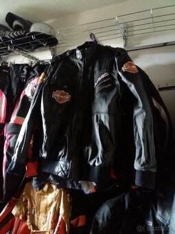 Kozena Bunda S Nasivkami Harley Davidson XL - 5