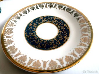 Kávovy servis porcelán - 6+4 šálky + podšálky Stržná - 5