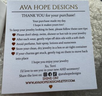 Nový handmade pozlátený minimalisticky náhrdelník - 5