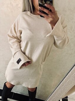 Damske pohodlne šatičky Ema cream - 5