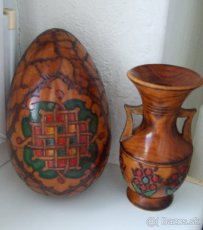 Predám vázy a vázičky....a drevené dekorácie - 5