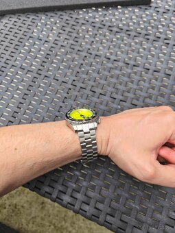 Luxusné pánske diver hodinky - SEESTERN 600T Yellow, Komplet - 5