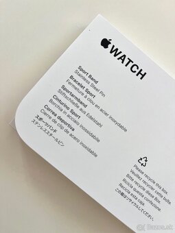 Apple Watch 45mm Storm Blue Sport Band - S/M - 5