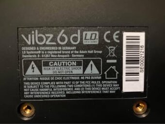 LD SYSTEMS VIBS 6 - 5